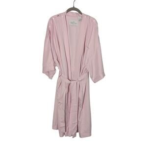 Boca Terry Sz L/XL Pink Medi-Robe Soft Spa Hospital Gown Maternity Postpartum